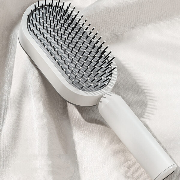 Self Cleaning Hair Brush For Women - Image 3